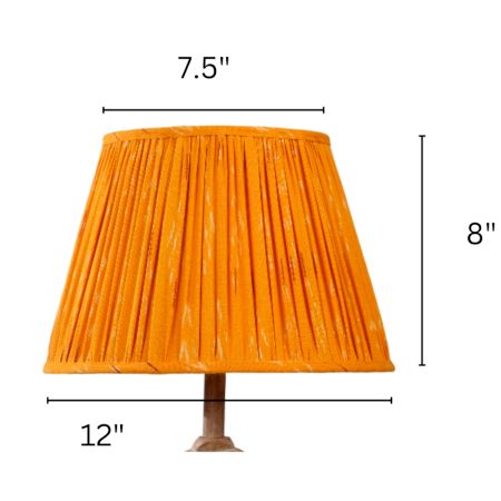 Orange Ikat Empire Lampshade Medium